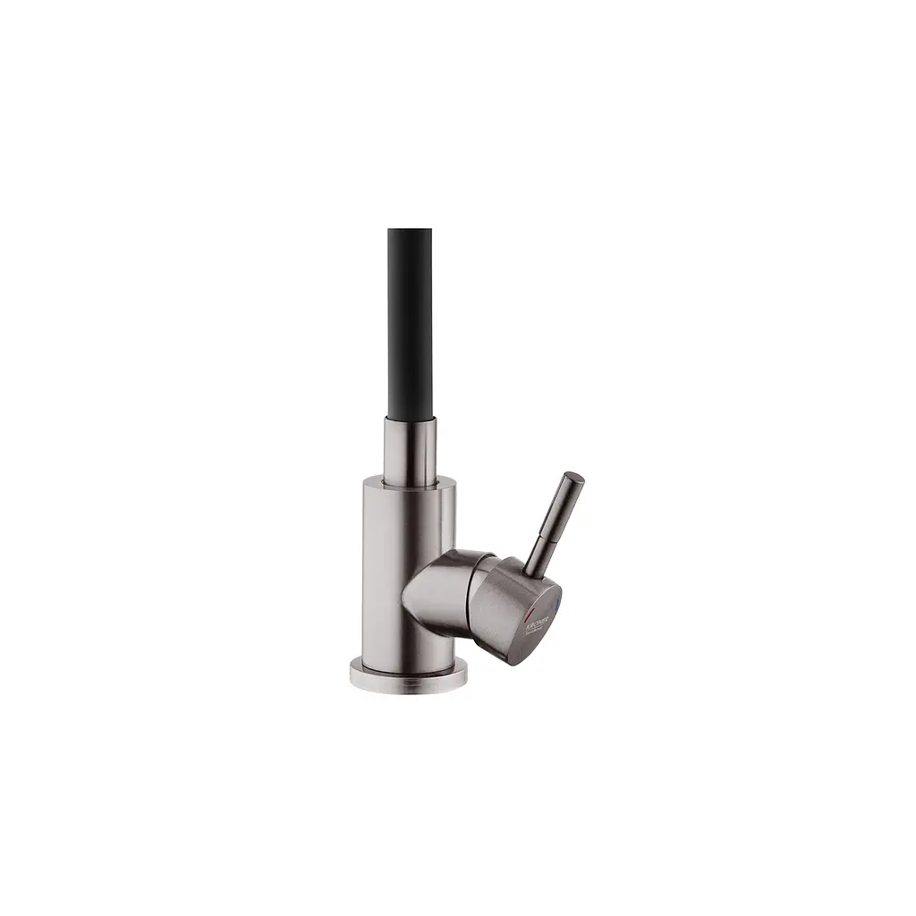 Змішувач для кухні Kroner KRP Edelstahl Klassisch - PVD035BLK Чорний - фото 6