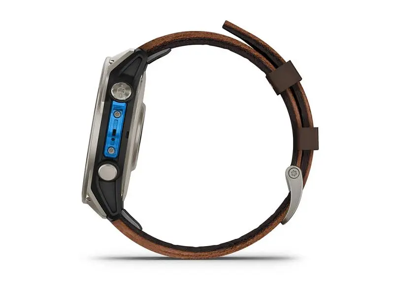 Смарт-годинник Garmin D2 Mach 2 47mm Titanium w. Oxford Brown Leather Band (010-02904-30/31) - фото 4