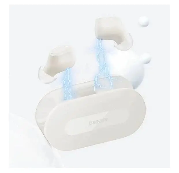 Бездротові навушники Baseus Bowie EZ10 True Wireless Earphones, Low Latency, Baseus Rapid Charge, BT5.3, 40mAh, 300mAh, 5h, White A00054300226-Z1 - фото 7