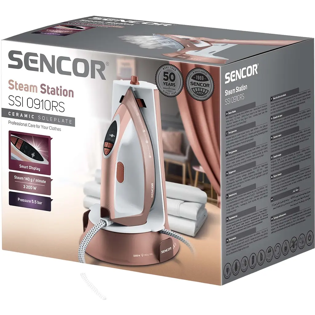 Утюг Sencor Steam Station SSI 0910RS - фото 11