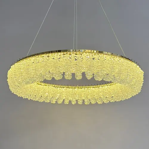 Кришталева підвісна LED-люстра Linisoln 7903-600 100 W, 60 см, 14-19 м2 - фото 7
