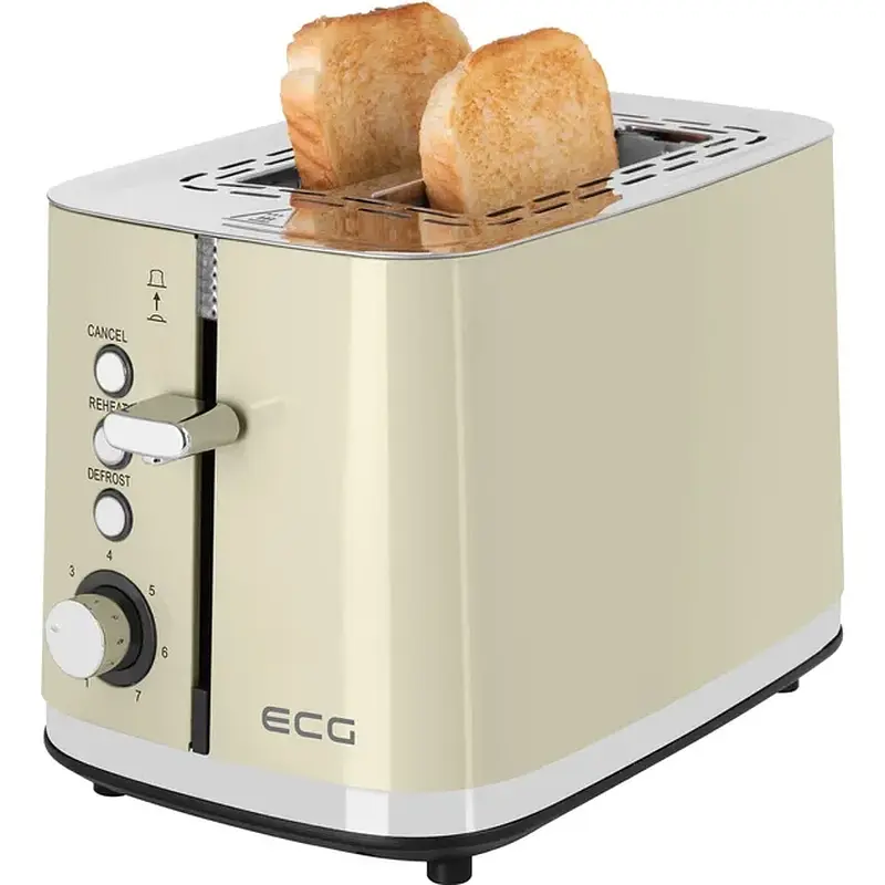 Тостер ECG ST 2766 Vintage Vanilla - фото 4