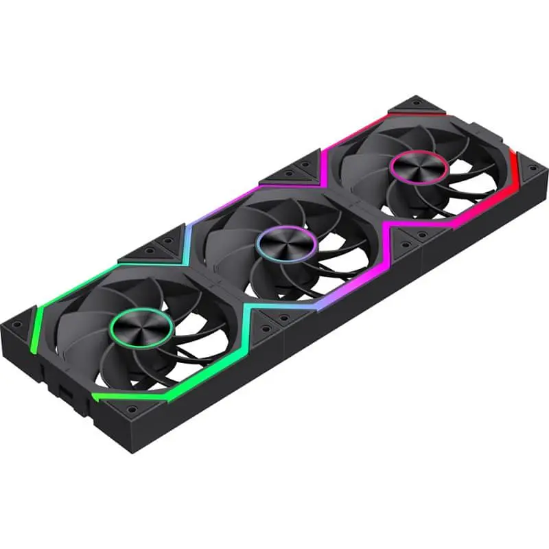 Комплект вентиляторів GameMax FN12A-N2 WL-R AURA Revers 3*120мм PWM - фото 3