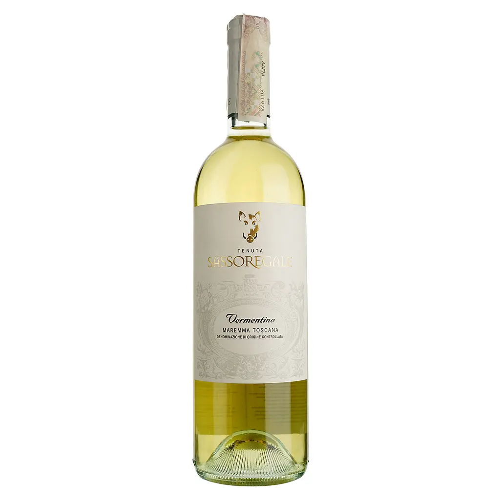 Вино Tenuta Sassoregale Vermentino DOC, біле, сухе, 13,5%, 0,75 л