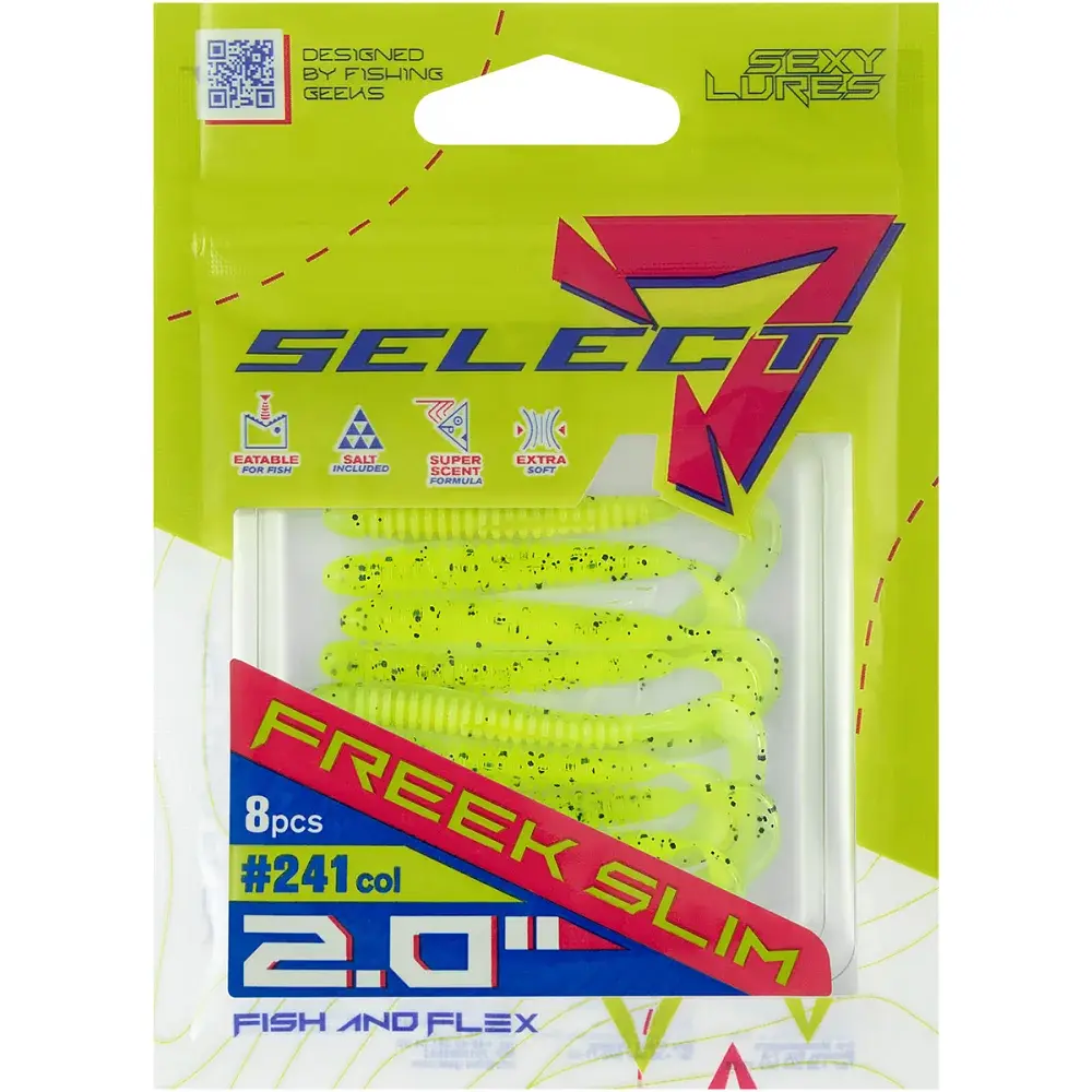 Силікон Select Freek Slim 2" 241 FE (8 шт/уп) - фото 2