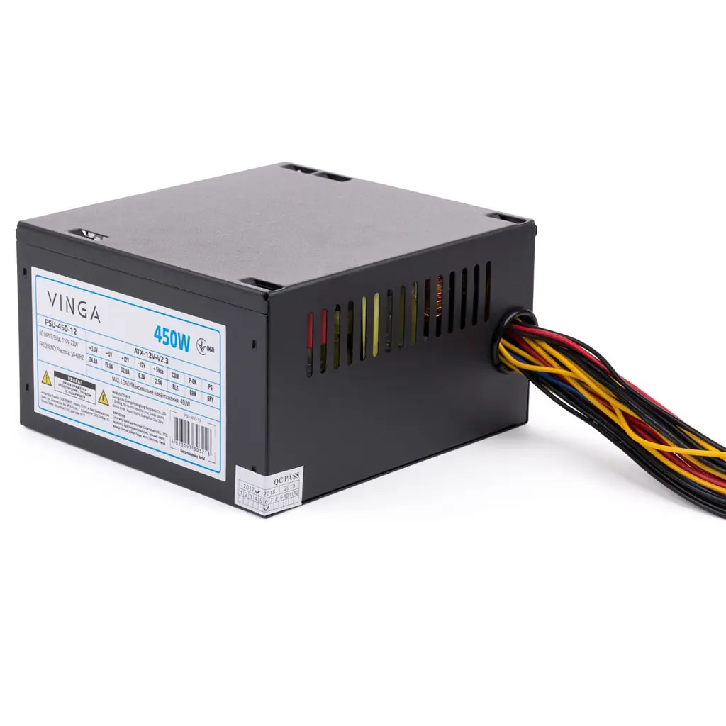 Блок живлення Vinga 450W ОЕМ (PSU-450-12) - фото 8