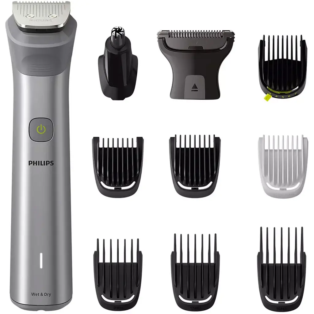 Универсальный триммер Philips Series 5000 All-in-One Trimmer MG5930/15 11 в 1, серый - фото 2
