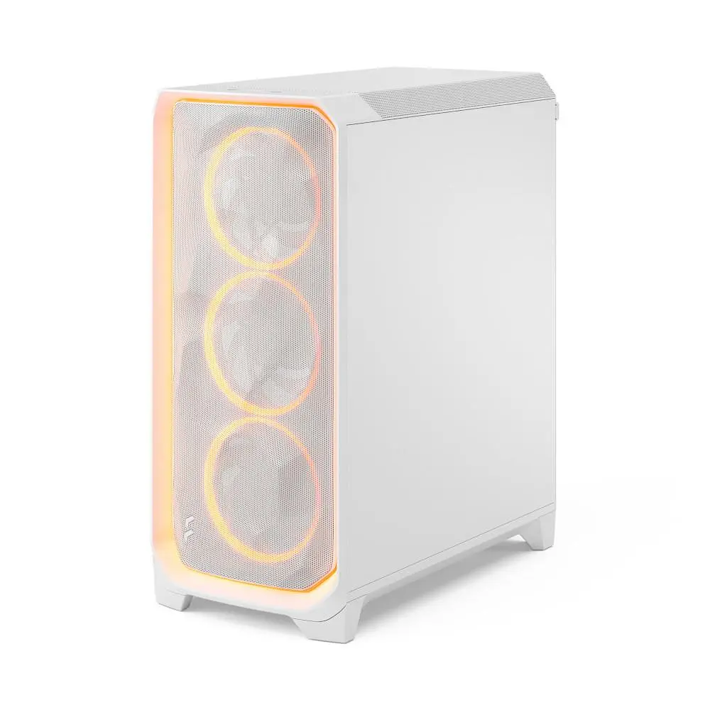 Корпус Fractal Design Meshify 3 Ambience Pro RGB Tempered Glass без БЖ White (FD-C-MES3A-05) - фото 7