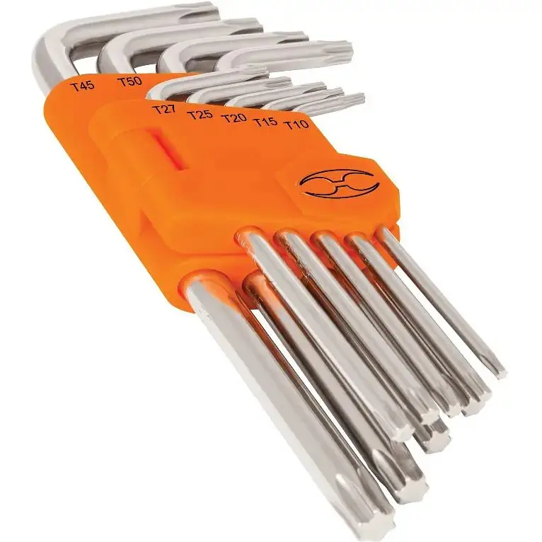 Набір ключів Truper Torx подовжені в пластиковій касеті 9 шт. (TORX-9L) - фото 2