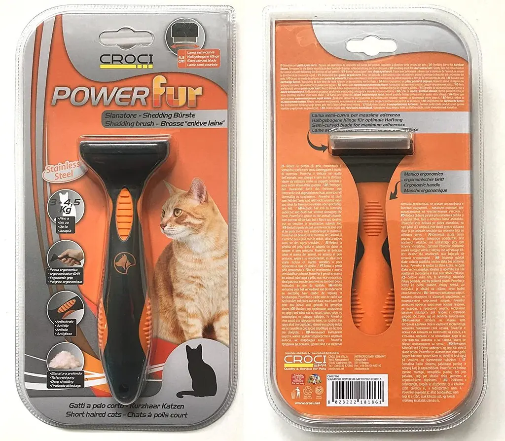 Тример для котів Croci POWERfur М для короткої шерсті 6.5 см C6067187 - фото 2