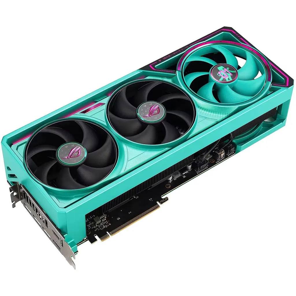 Відеокарта ASUS RTX 5080 16GB ROG Astral OС HATSUNE MIKU EDITION (ROG-ASTRAL-RTX5080-O16G-HATSUNE-MIKU-EDITION) (GDDR7, 256 bit, PCI-E v5.0 x16) - фото 2