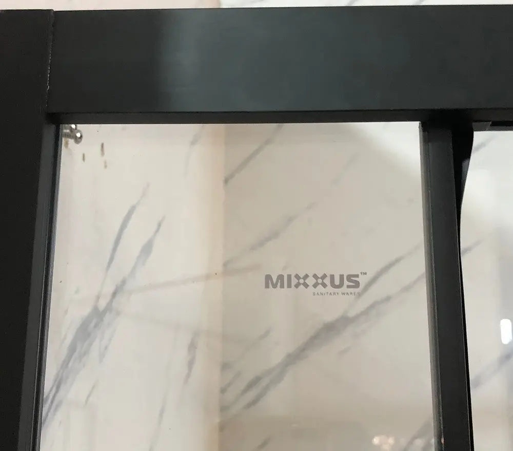 Душова кабіна без піддону Mixxus Premium Quadro SC01-90x90x195-Tr прозоре скло 6мм black MI8292, Чорний, прозорий, чорний - фото 10