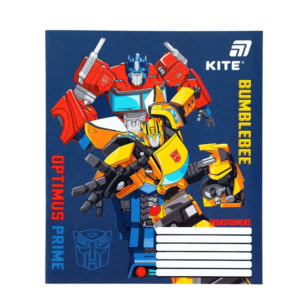 Зошит Kite Transformers, 12 аркушів, коса лінія (TF26-235), в асортименті - фото 9
