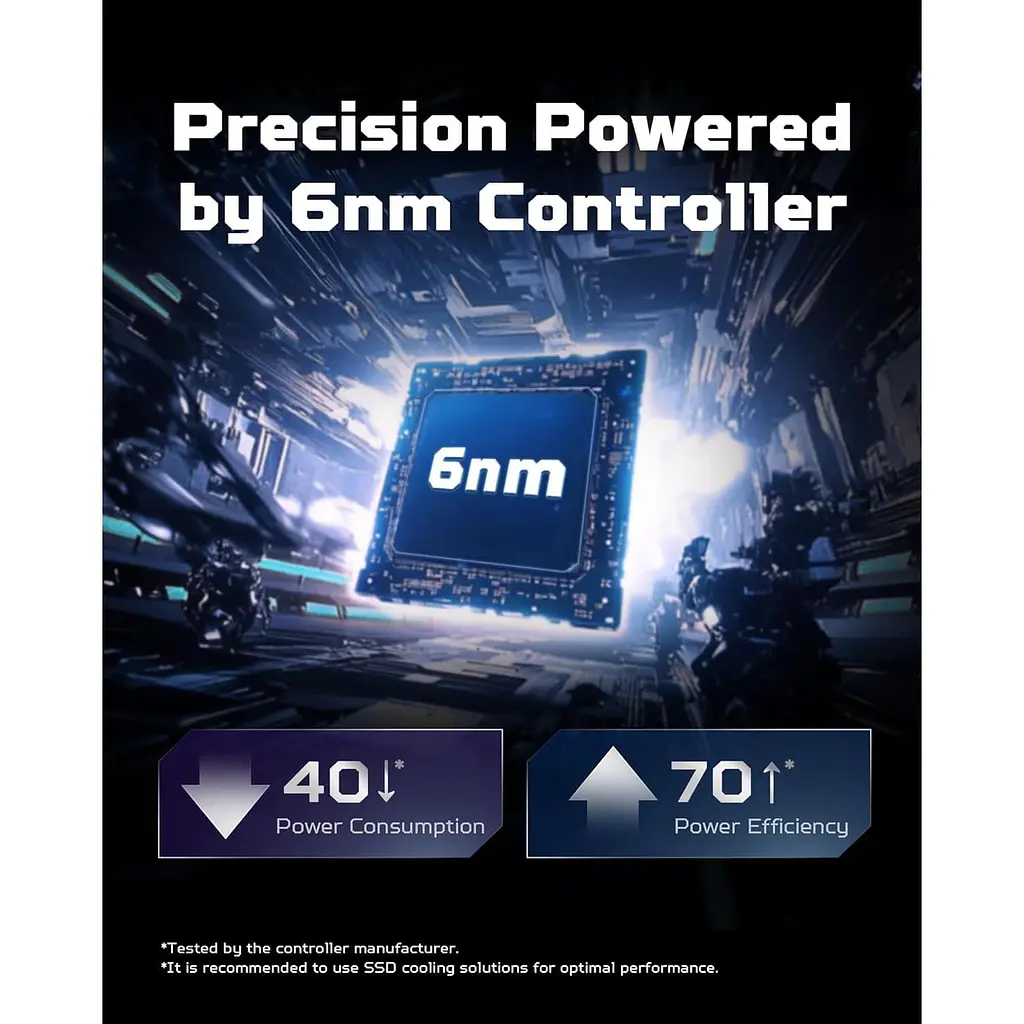 Накопитель SSD Acer Predator m.2 NVMe 1TB GM9000 PCI-E 5.0 x4 (BL.9BWWR.129) - фото 6