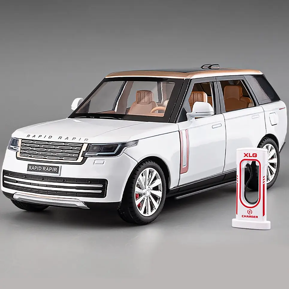 Колекційна металева модель автомобіля АвтоЕксперт Range Rover L460 із зарядною станцією, інерцією, світлом та звуком 1:24 - фото 2