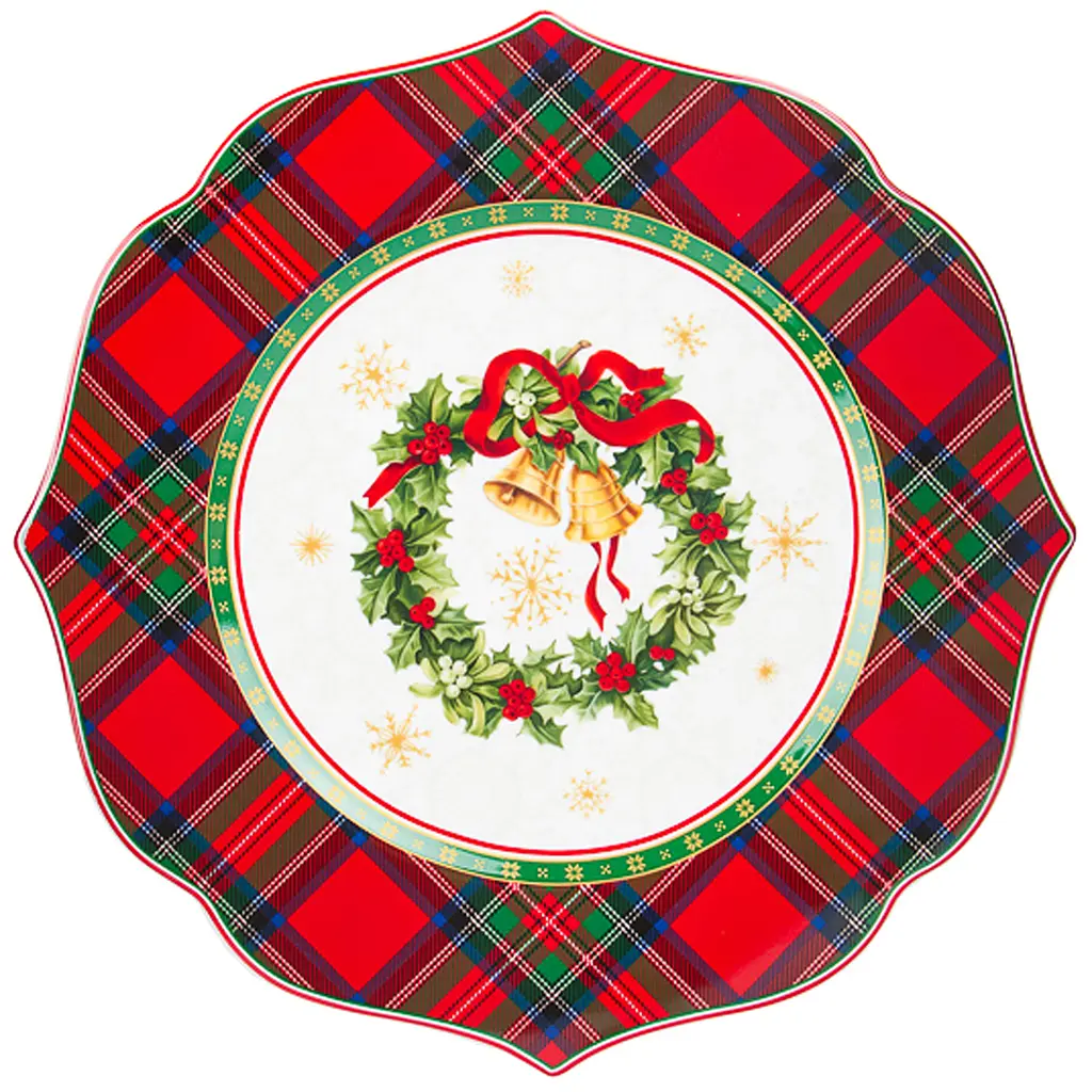 Набір тарілок Lefard Royal Cristmas порцеляна 27 см 2 шт. (922-159) - фото 2