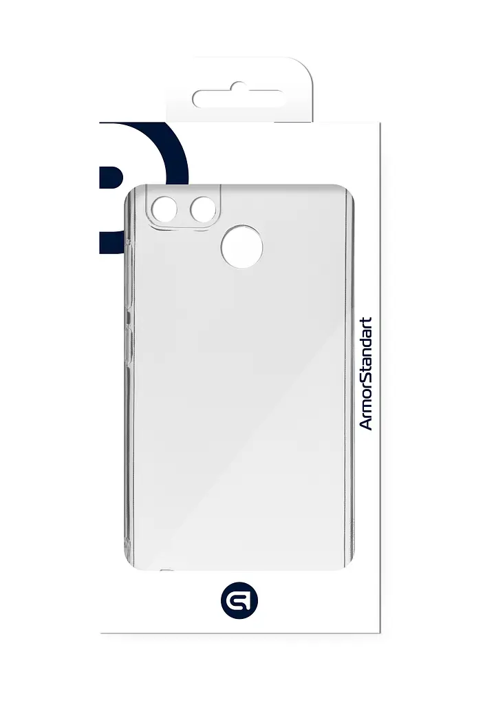 Прозрачный чехол для Realme C21Y/C25Y с защитой камеры, тонкий, силиконовый, бесцветный, ударостойкий, противоударный бампер c закрытой камерой, ArmorStandart (ARM60683) - фото 3