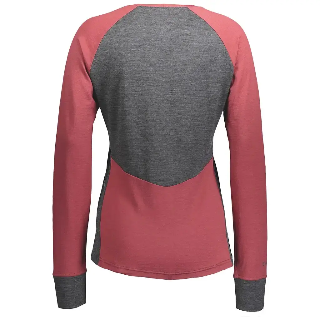 Термокофта Scott W Defined Merino L Red/Dark Grey (1081-277793.7052.008) - фото 2