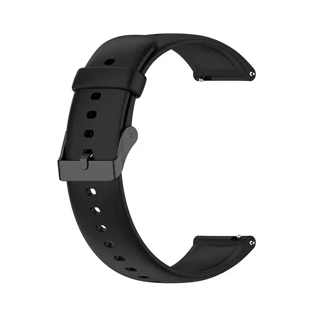 Ремінець силіконовий для смарт-годин BeWatch HW Huawei Watch 22 мм Чорний (102HW01) - фото 2