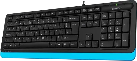 Клавіатура A4Tech FK10 Ukr Blue - фото 2