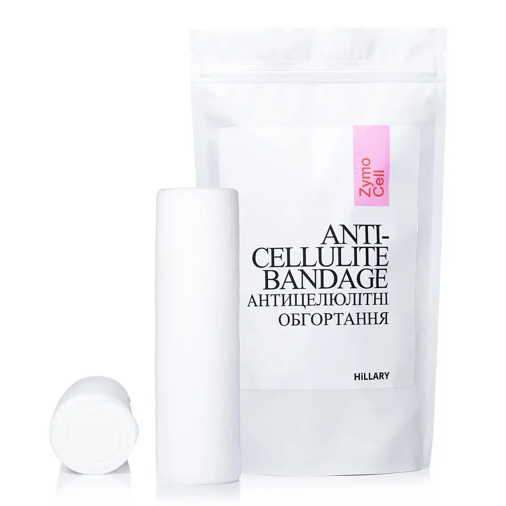 Набір Антицелюлітні ензимні обгортання + рідина Anti-cellulite Zymo Cell (6 процедур) Hillary - фото 7