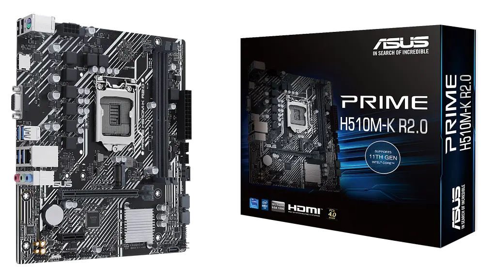Материнская плата Asus H510M-K R2.0 Prime LGA 1200 (PRIME H510M-K R2.0) - фото 2