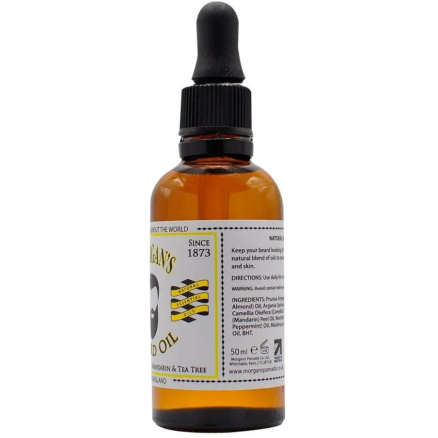 Олія для бороди Morgan's Beard Oil Indian Peppermint, Mandarin and Tea Tree 50 мл - фото 2