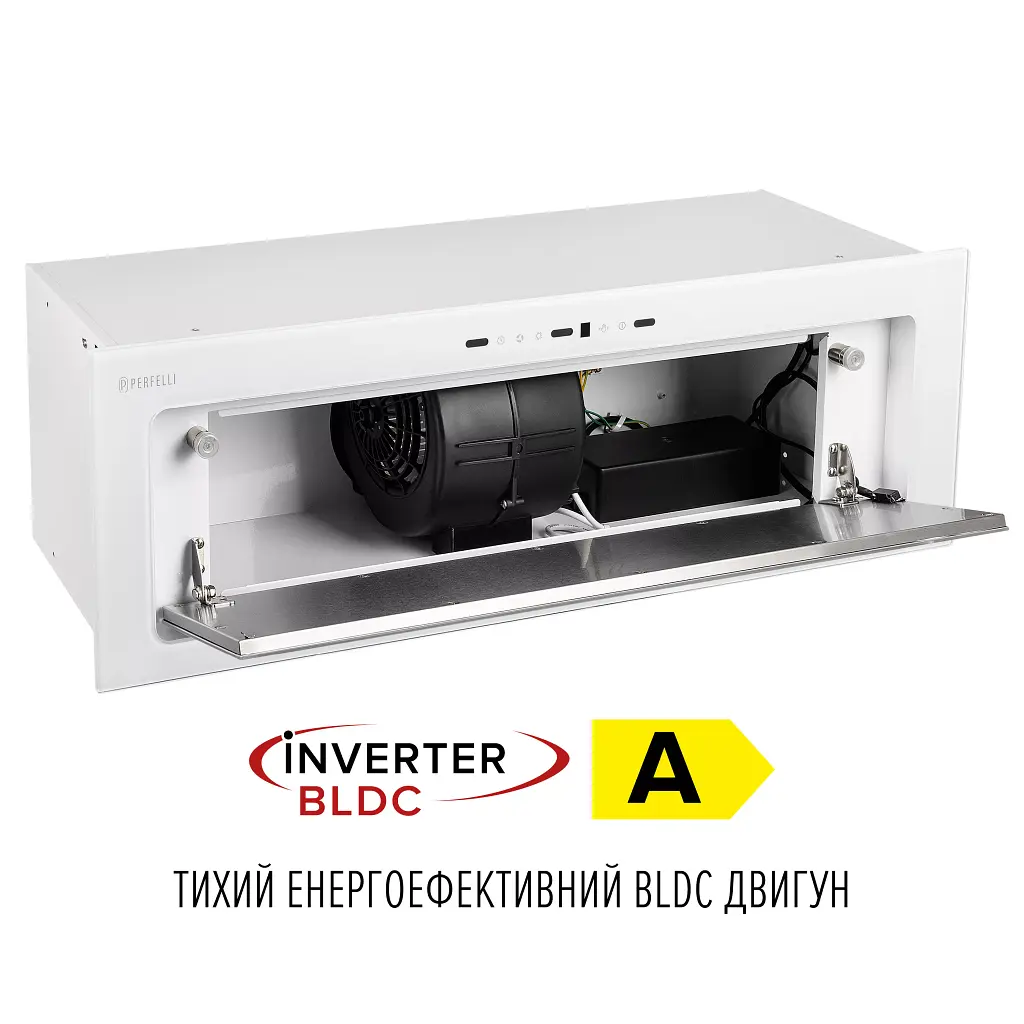 Витяжка повновбудована Perfelli Design Vision 9 Bianco Silenzio - фото 12