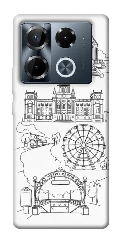 TPU чохол Demsky Kharkiv spirit для Infinix Note 40 Pro 4G