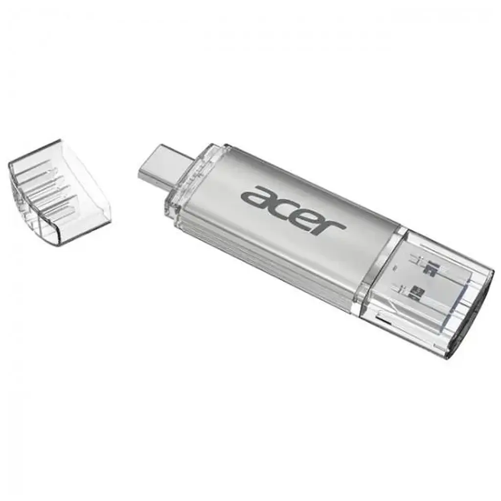 USB флеш накопичувач Acer 32GB UP300 Silver USB 3.2/Type-C (BL.9BWWA.588) - фото 5