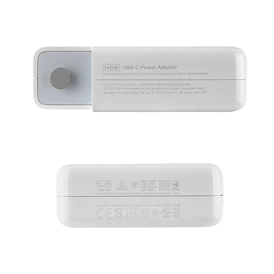 Блок живлення для ноутбука APPLE TYPE-C 140W білий (MLYU3) - фото 3