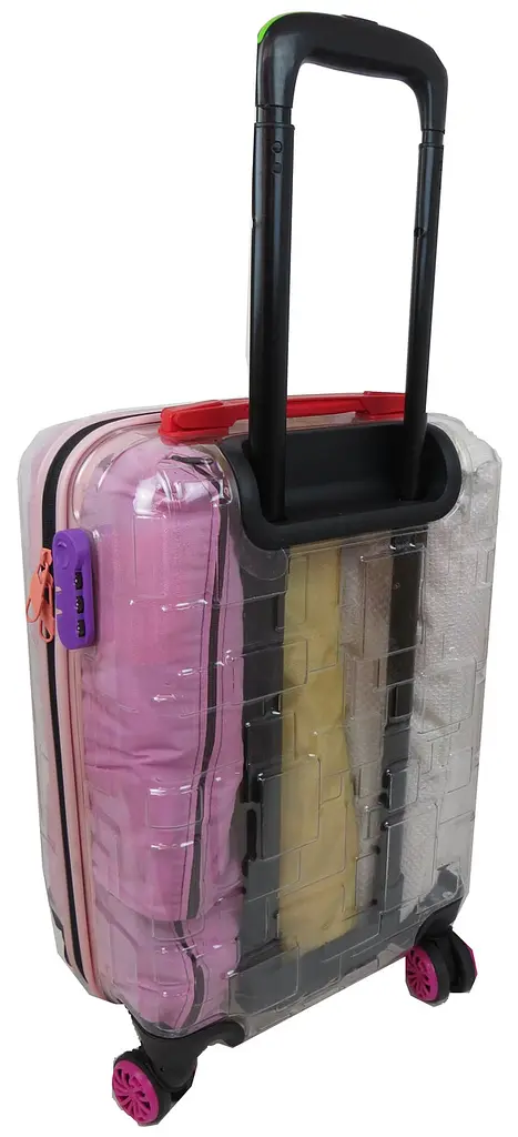 Валіза маленька My Luggage ABS-пластик 55х34х25 см 42 л Прозора - фото 4