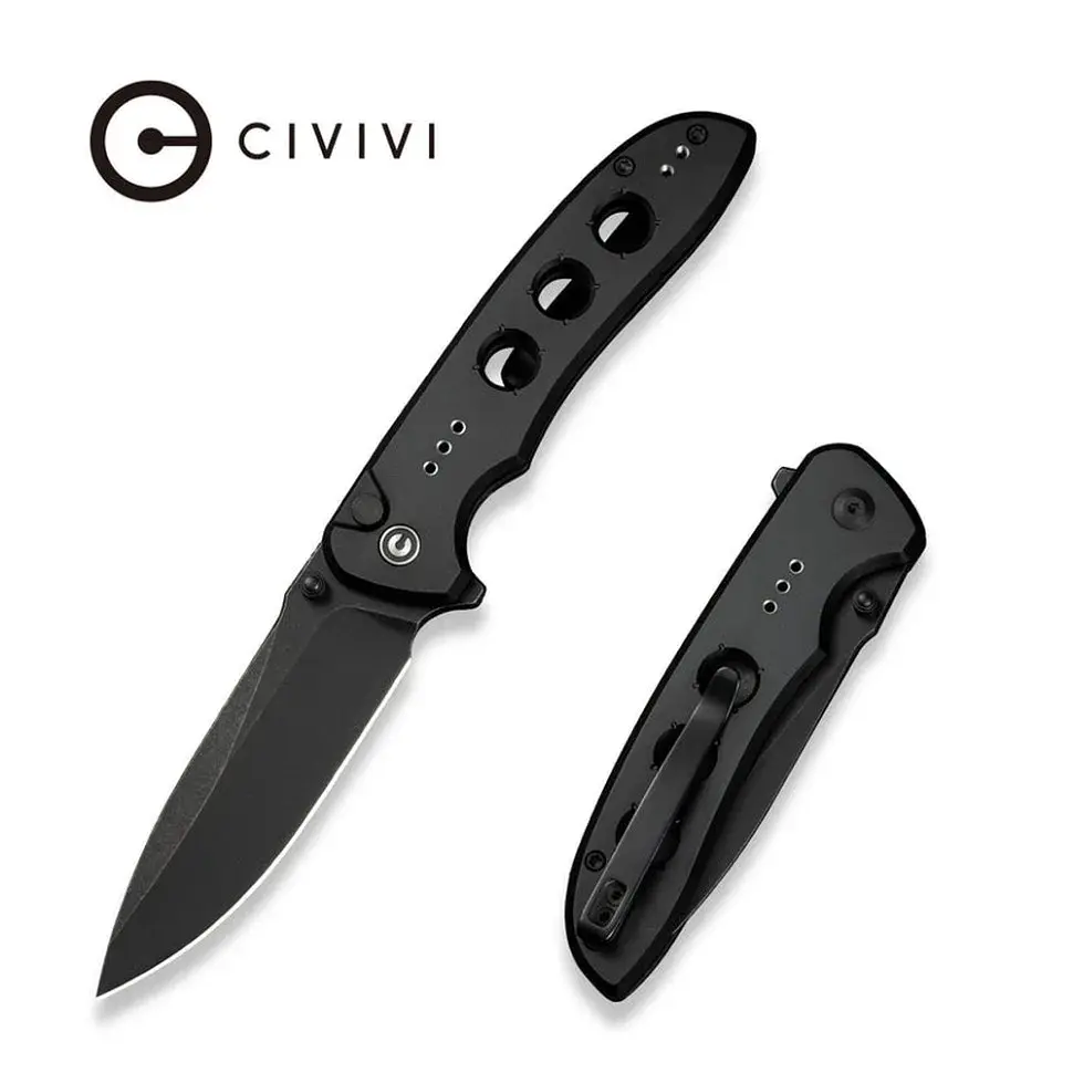 Ніж Civivi Hyperpulse Darkwash Black Aluminum (C23087A-1) - фото 9