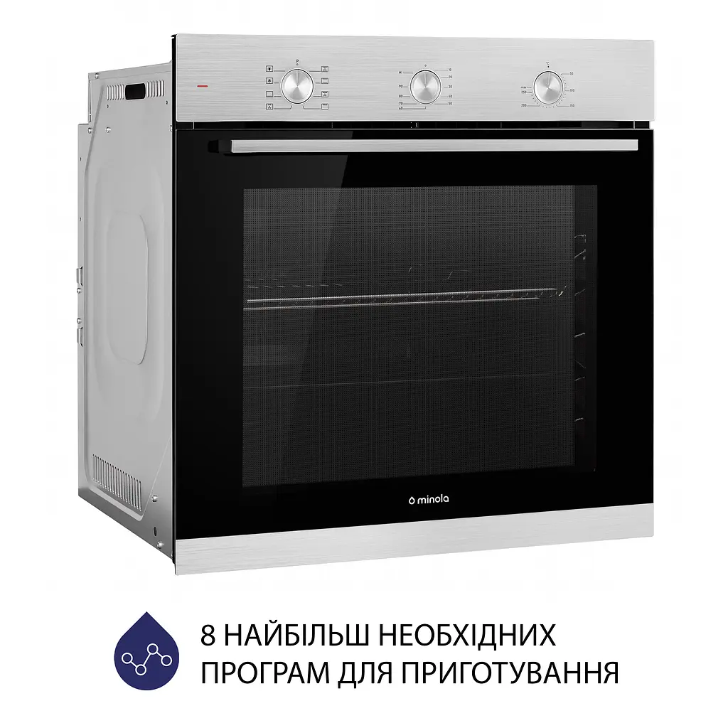 Духова шафа електрична Minola EO 684 INOX - фото 3