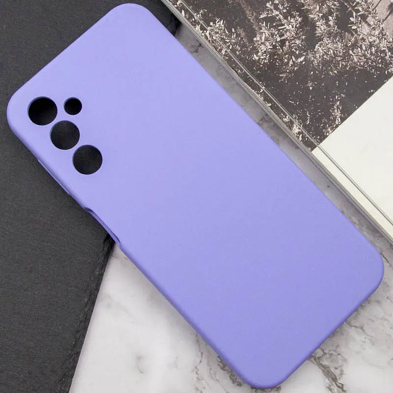 Чохол Silicone Cover Lakshmi Full Camera (AAA) для Samsung Galaxy A14 4G/5G Бузковий / Dasheen - фото 5