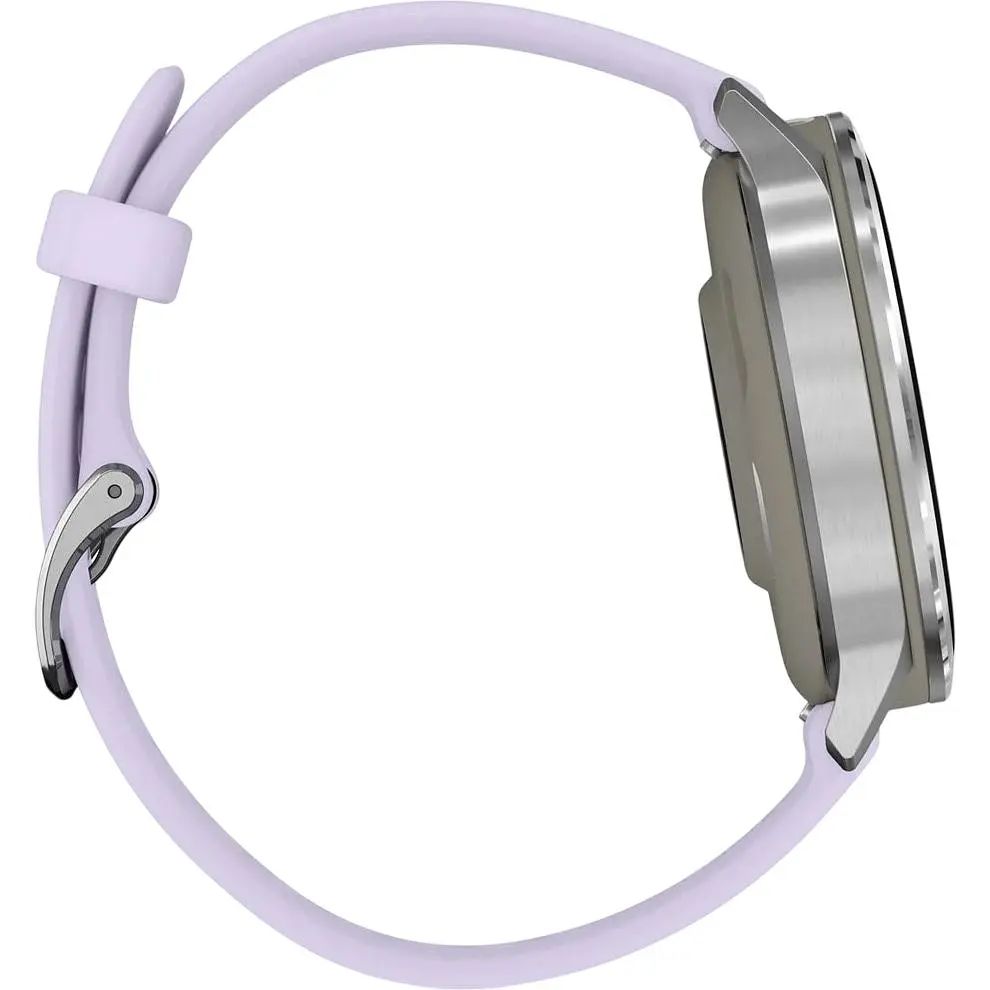Смарт-часы Garmin Venu 4 41mm Silver with Periwinkle Silicone Band (010-03013-01) [146405] - фото 8