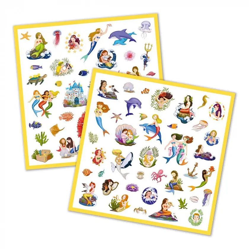 Набір наклейок Djeco Русалки, 160 шт. (DJ08885) - фото 2