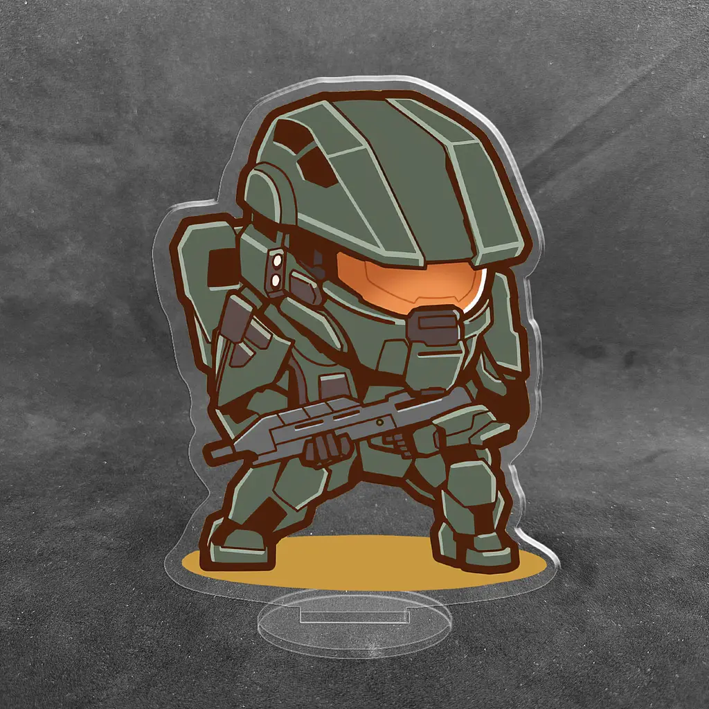 Акрилова колекційна фігурка Chibi Halo Мастер Чиф 10 cм