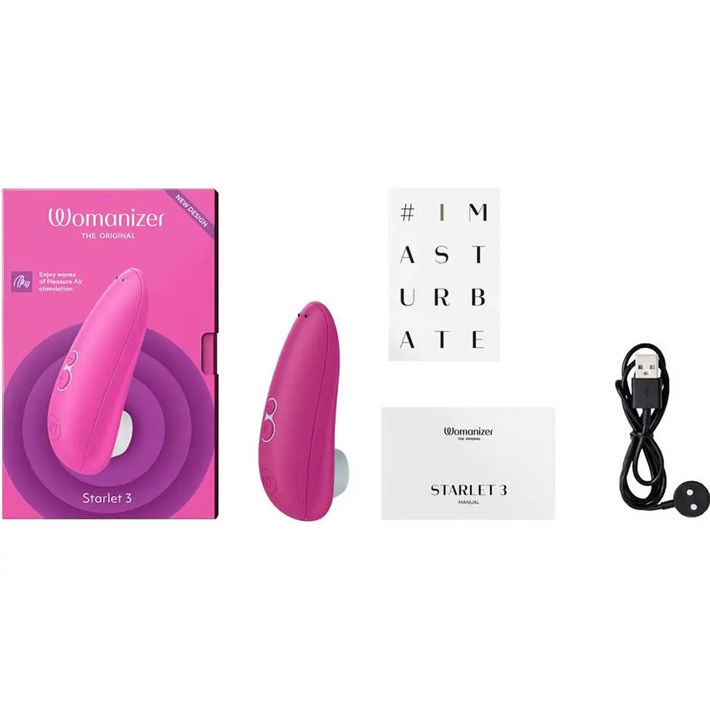Вакуумний стимулятор Womanizer Starlet 3 Pink (SO8743) [108457] - фото 4