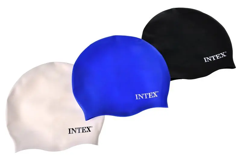 Шапочка для плавання силіконова Intex AquaFlow 55992 від 8 років, 3 кольори - фото 2