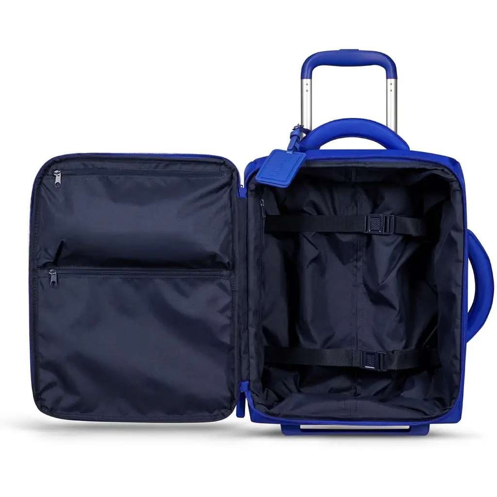 Дорожня Сумка На Колесах 45 См Lipault FOLDABLE PLUME MAGNETIC BLUE 45x32x20 P94*11001 - фото 5