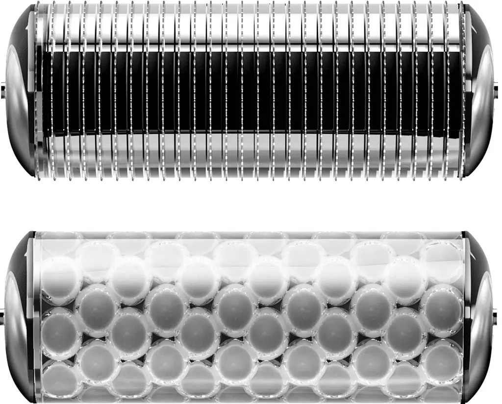 Електронний ролик для обличчя та тіла з мікроголками GESKE MicroNeedle Face & Body Roller 8 в 1 сірий - фото 4