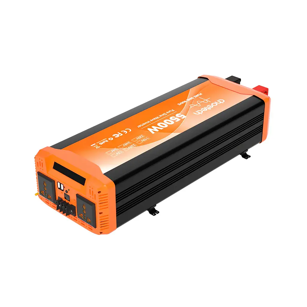 Автомобільний інвертор Choetech 12V/220V 2500 Вт, чиста синусоїда (CJ5000Q-V2) - фото 3