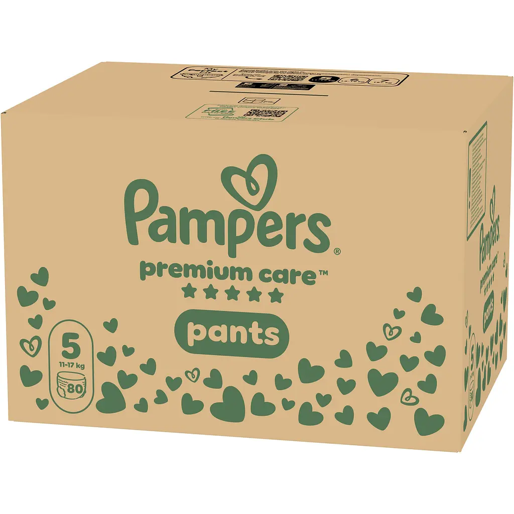 Набір підгузки-трусики Pampers Premium Care Pants Розмір 5 (11-17 кг) 80 шт. - фото 2