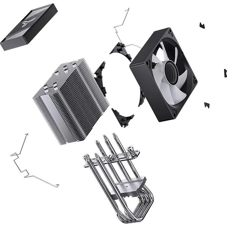 Кулер для процесора Jonsbo CR-1400 V2 ARGB Black (CR-1400 V2 ARGB Black) - фото 6