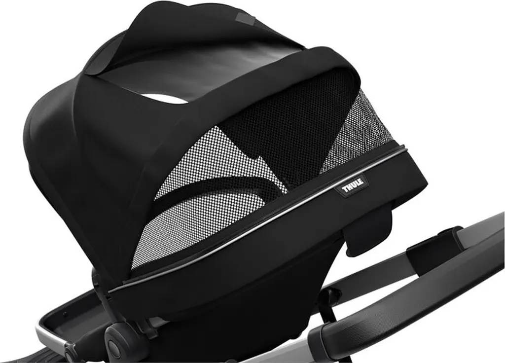 Детская коляска Thule Sleek Aluminum/Midnight Black [11000002] [107618] - фото 5