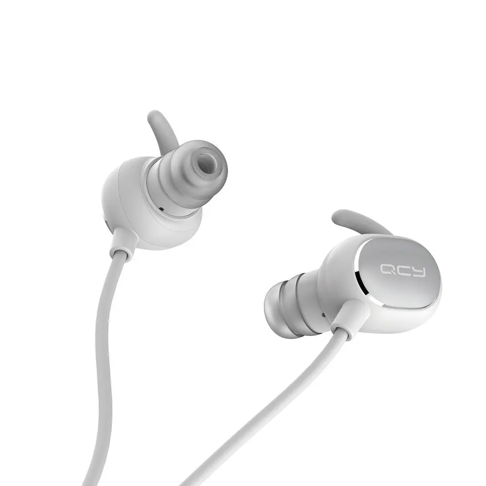 Bluetooth гарнитура наушники Protech QCY QY19 Wireless Sport Silver - фото 3