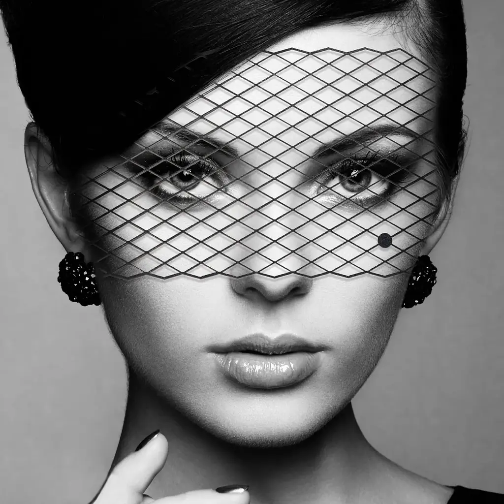 Маска на обличчя Bijoux Indiscrets - Louise Mask, вінілова, клейове кріплення, без зав'язок - фото 2