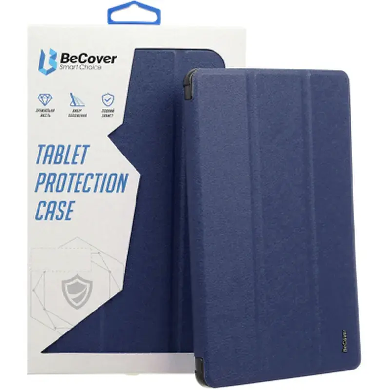 Чохол до планшета BeCover Smart Case Samsung Galaxy Tab S10 FE Plus (SM-X620/SM-X626) 13.1" Deep Blue (713382) - фото 11