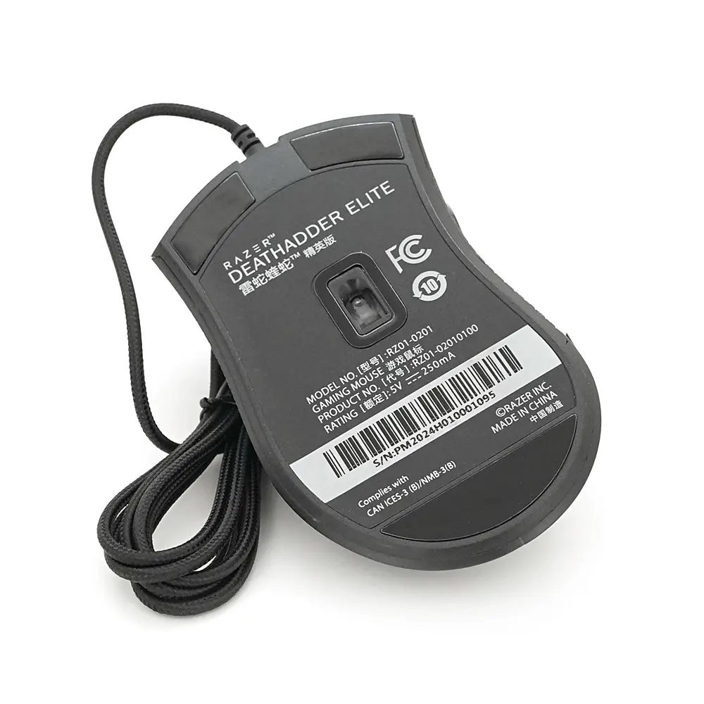Мышь ведущая RAZER DEATHADDER, 16000DPI, кабель 1,5м, Black, Box - фото 3
